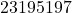 23195197